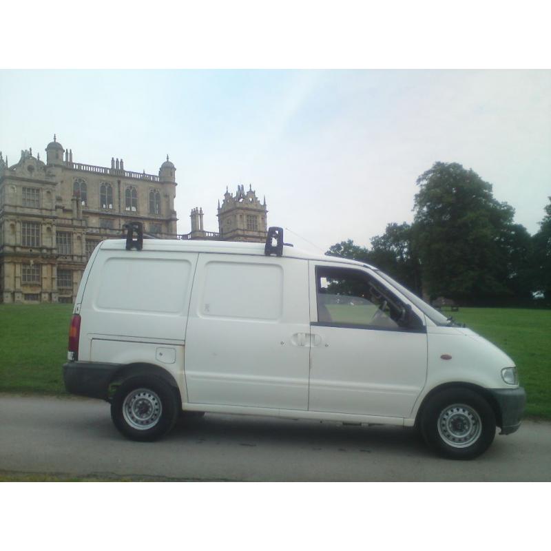 NISSAN VANETTE CARGO 2.3 DIESEL, 1998 R-REG, WHITE with *TWIN SIDE DOORS* and ONLY 45,000 MILES..!!!