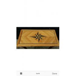 Inlaid side table