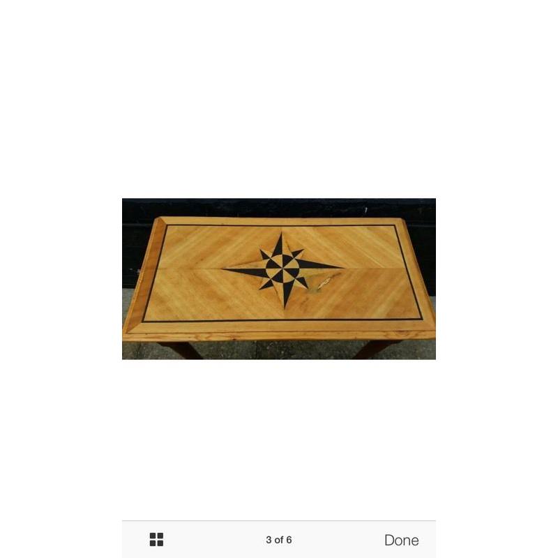 Inlaid side table