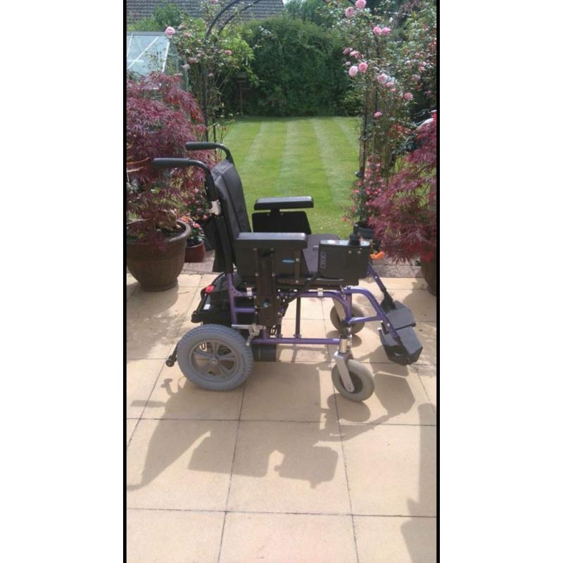 Enigma electric wheel chair