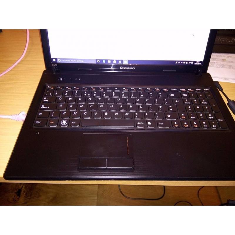 lenovo laptop g575 3gb ram 320gb hdd windows 10 home pro 64bit amd fusion e-350