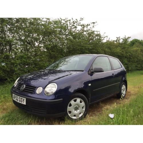 Vw polo auto A/C 1 year mot
