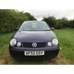 Vw polo auto A/C 1 year mot