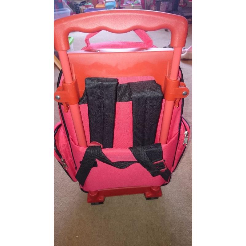 Bugzz - Kids Ladybird Backpack / Trolley Case