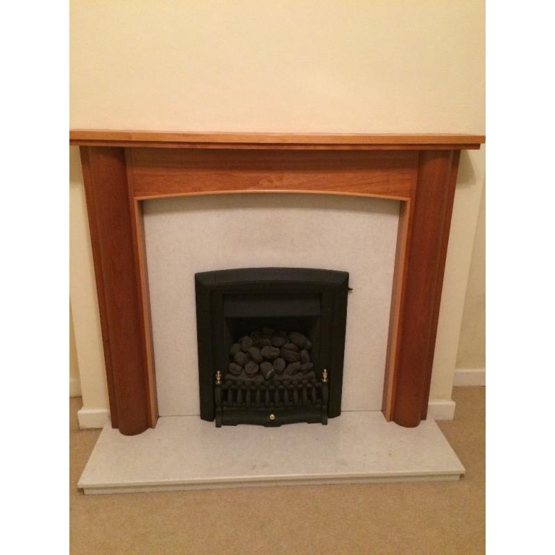 Pine mantelpiece