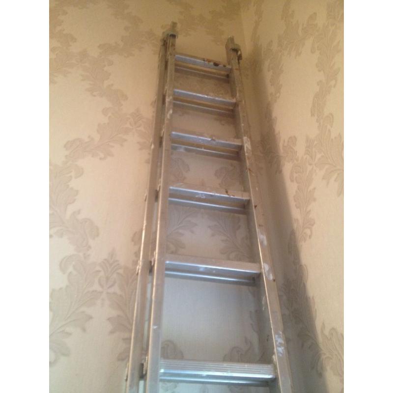 Aluminium Double 2 Section Extension Ladders