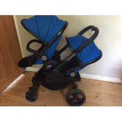 ICandy peach 3 cobalt double blossom pushchair