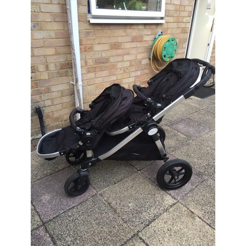 Baby jogger city select double buggy onyx