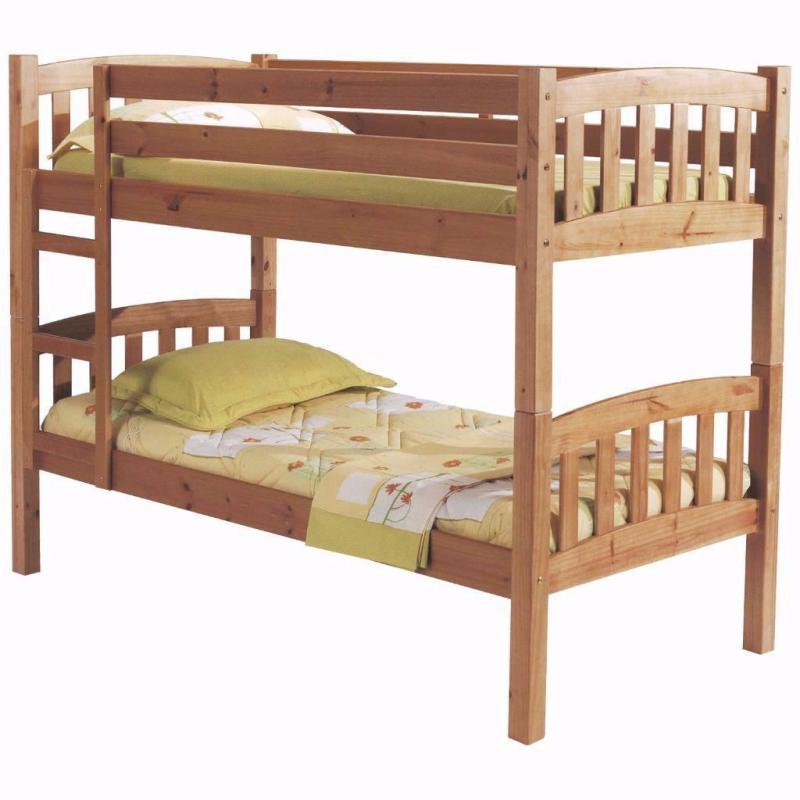 BRAND NEW-SOLID WOODEN WHITE BUNK BED WITH CHOICE OF MATTRESSES||SALE NOW ON||EXPRESS DELIVERY||