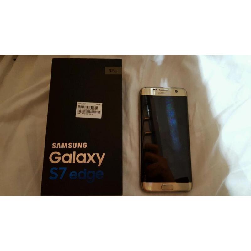 For sale or swap Samsung galaxy S7 edge 32gb Gold