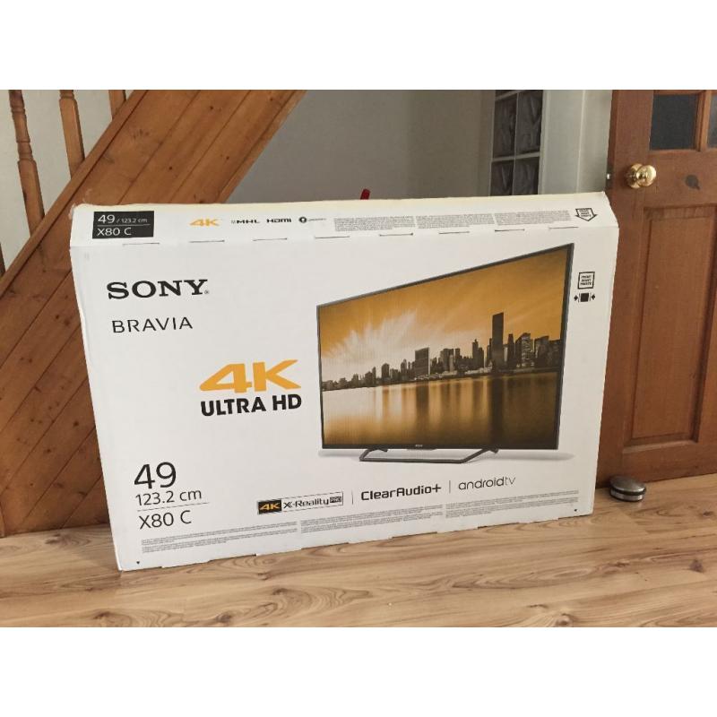 Sony 49" BRAVIA Smart 4k Ultra HD LED TV