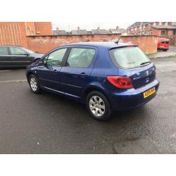 2004 Peugeot 307s 1.6 1.6v **full years mot** **full service history**