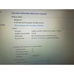 Asus x455l core i5 8gb ram 1tb hard drive with charger good condition