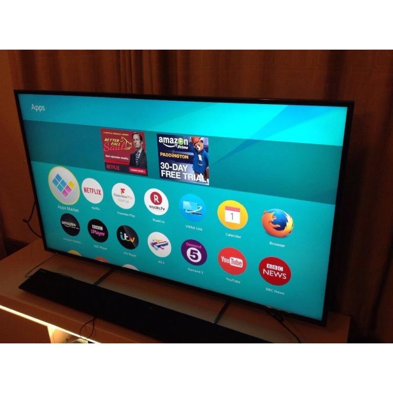PANASONIC 40" SUPER Smart 4K ULTRA HD TV(40CX680),built in Wifi,Freeview HD,excellent condition
