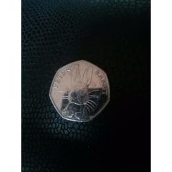 Limited Edition Beatrix Potter Peter Rabbit 50p Coin