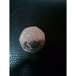 Limited Edition Beatrix Potter Peter Rabbit 50p Coin