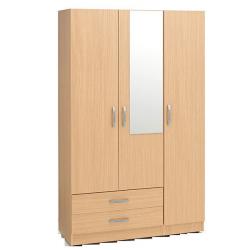 BRAND NEW||3 DOOR ASSEMBLED WARDROBE WITH DRAWERS & MIRROR OPTION||SAME DAY-EXPRESS DELIVERY||