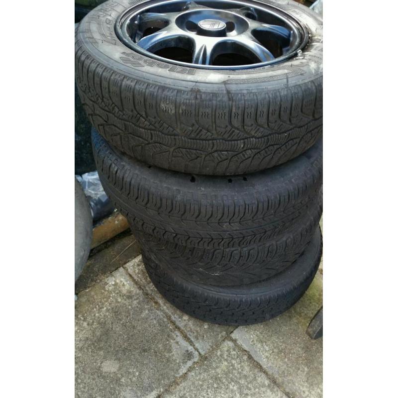Mazda mk1 alloys & tyres