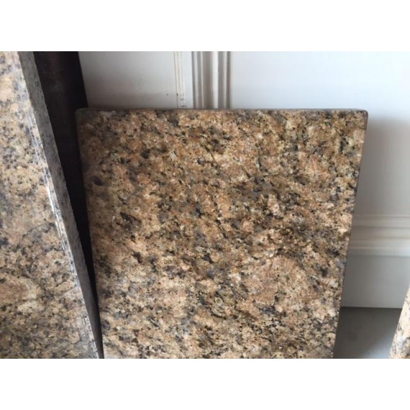 Two Solid Granite Kitchen Work Tops For Sale