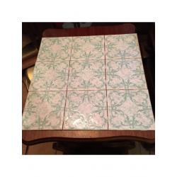 H&R Johnson Retro 1970's Tiles set of 12 RARE