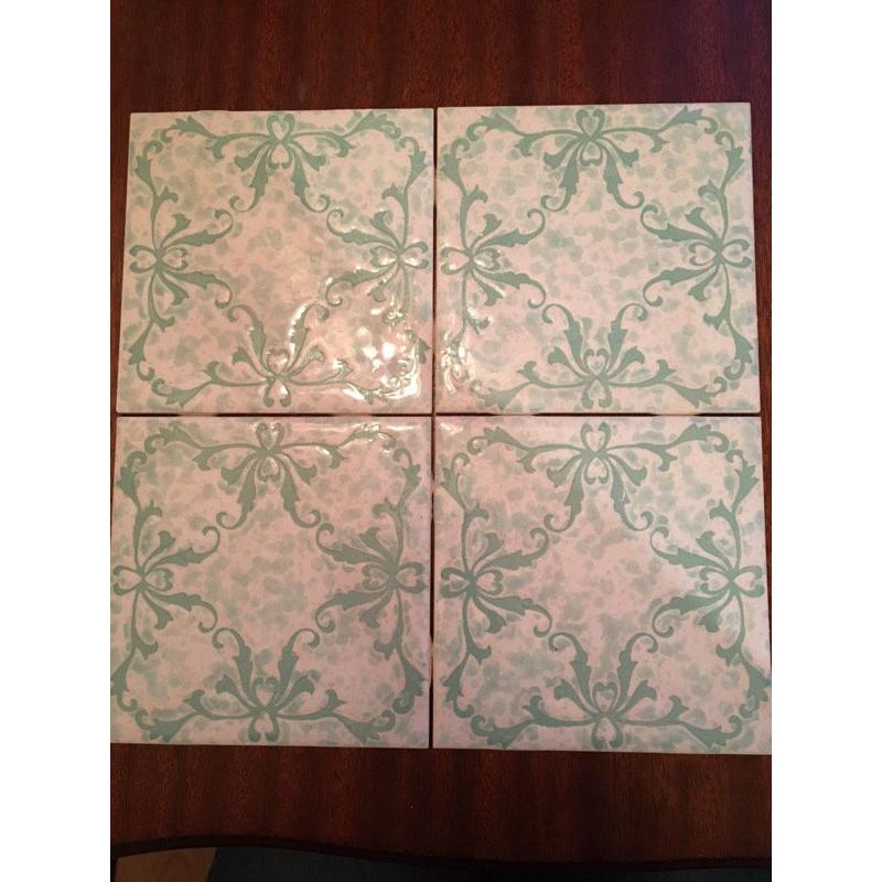 H&R Johnson Retro 1970's Tiles set of 12 RARE