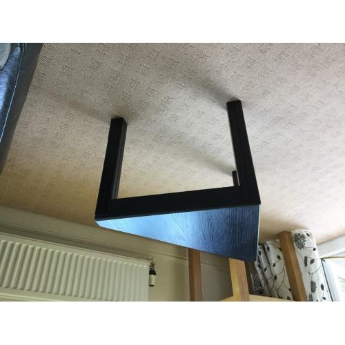 Triangle table black X 2