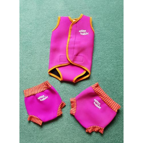 Waterbabies/splash about swim vest and swim nappies AS NEW