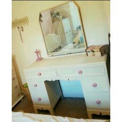 Dressing table shabby chic up cycled