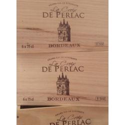 Wooden wine boxes