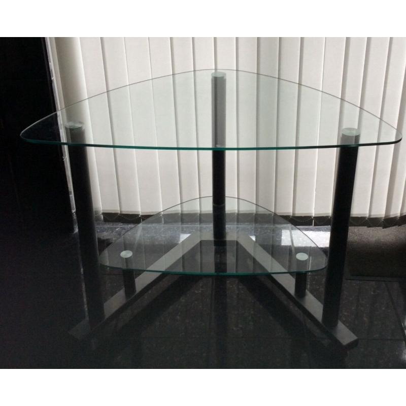Corner glass table/stand