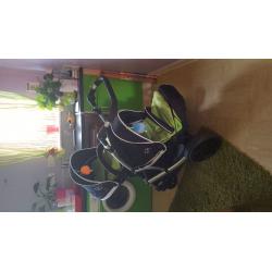 Twin pushchair