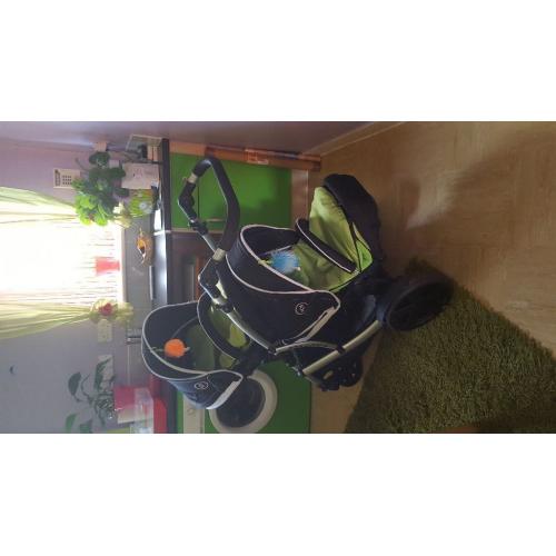 Twin pushchair
