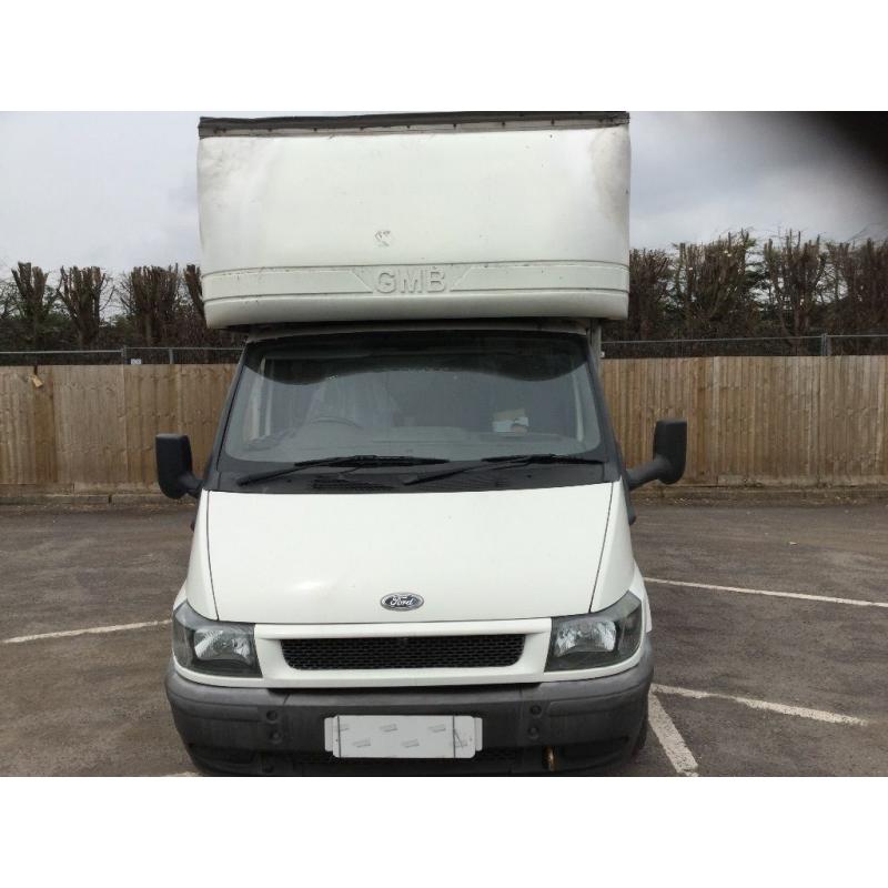 FORD TRANSIT LUTON VAN GMB BOX TWIN WHEEL EURO ( NO ALLOY TAIL LIFT ) NOT MERCEDES IVECO ISUZU LDV