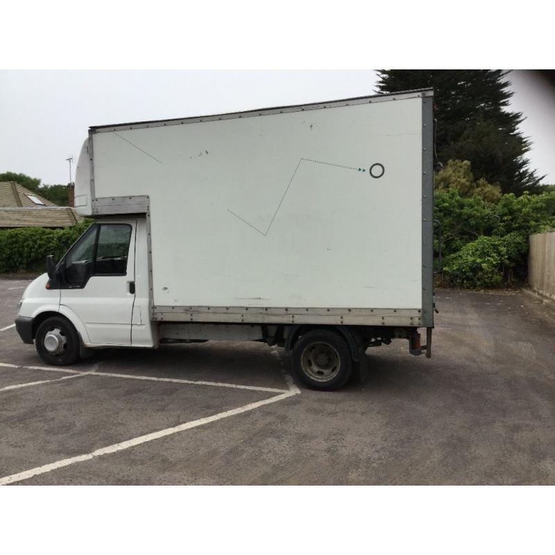 FORD TRANSIT LUTON VAN GMB BOX TWIN WHEEL EURO ( NO ALLOY TAIL LIFT ) NOT MERCEDES IVECO ISUZU LDV