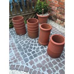 Chimney pots great as planters
