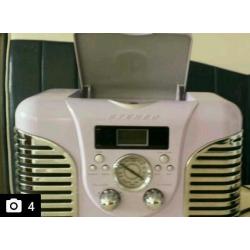 Retro style cd hi fi system