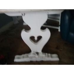Table, 6 Chairs and Side Board