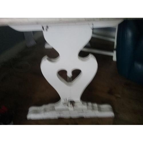 Table, 6 Chairs and Side Board