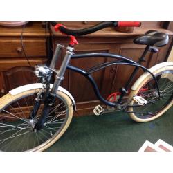 Beach cruiser bike