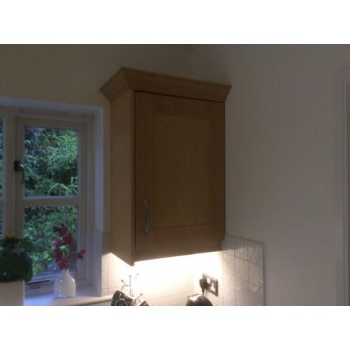 Beech Shaker complete Kitchen with Granite Worktops and appliances