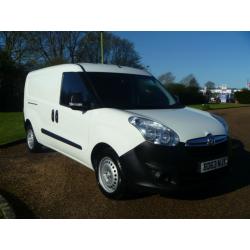 2013 63 VAUXHALL COMBO 1.3CDTI L2H1 LWB TWIN DOOR 1 OWNER FSH CLEAN VAN NO VAT