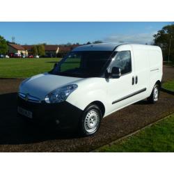 2013 63 VAUXHALL COMBO 1.3CDTI L2H1 LWB TWIN DOOR 1 OWNER FSH CLEAN VAN NO VAT