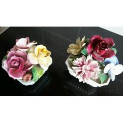 Two flower bowls