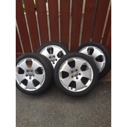 Wheels & 3 near new Tyres.....