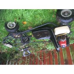 Gokart and dirt bike both need attention but both run
