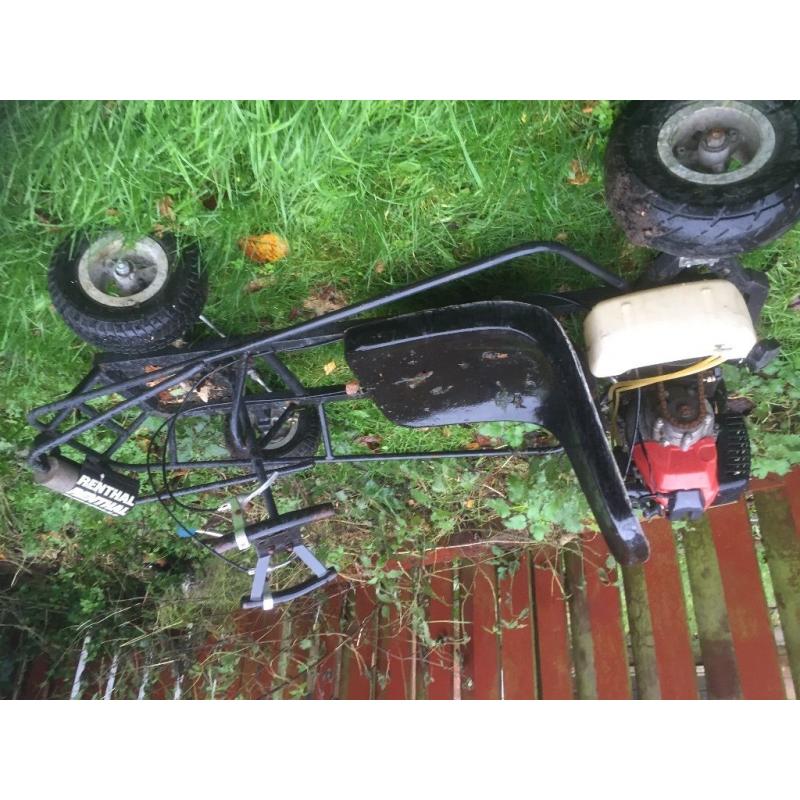 Gokart and dirt bike both need attention but both run