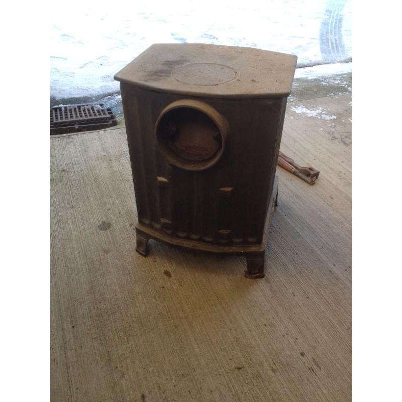 Multi fuel stove.
