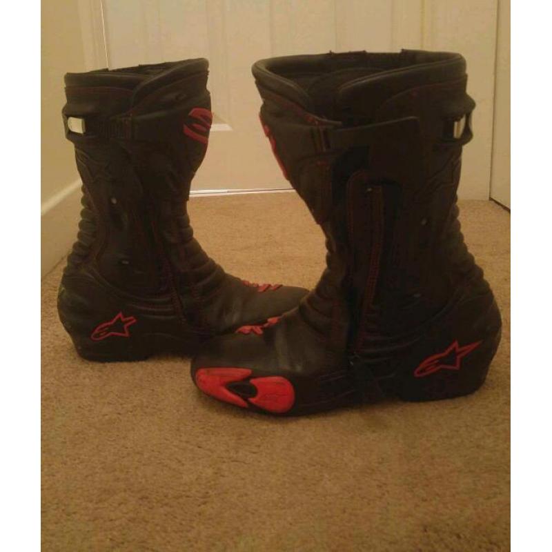 Alpinestars SMX R motorbike boots