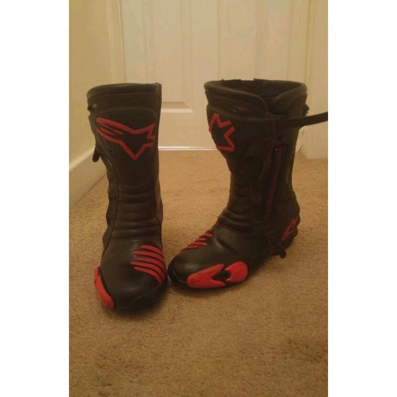 Alpinestars SMX R motorbike boots