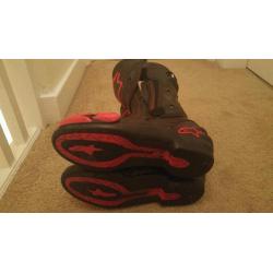 Alpinestars SMX R motorbike boots